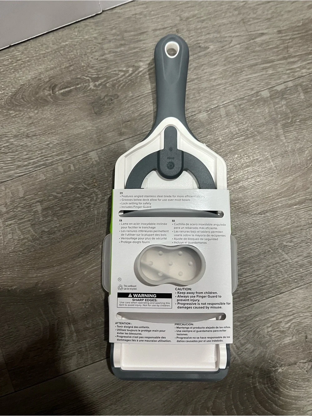 Adjust-A-Slice Mandoline - White and Green